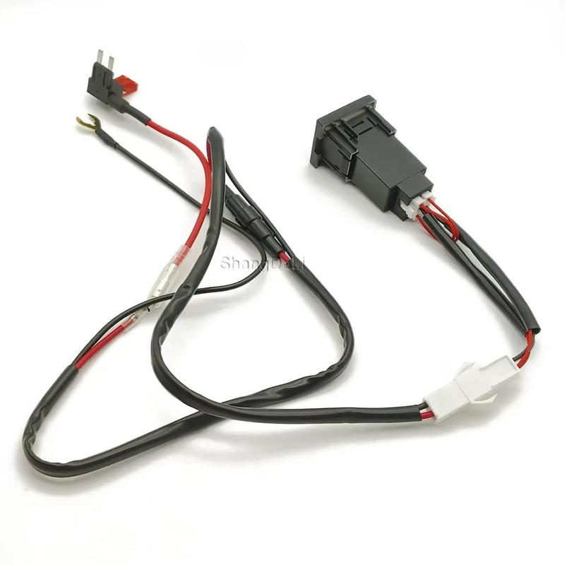 Car Charger Phone Charge USB Port Charger PD QC3.0 Car Charger Outlet Adapter Compatible For VW Multivan T5 2003-2008