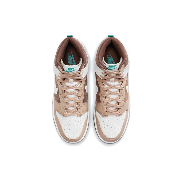 New Nike Dunk High Light Chocolate DH5348-100