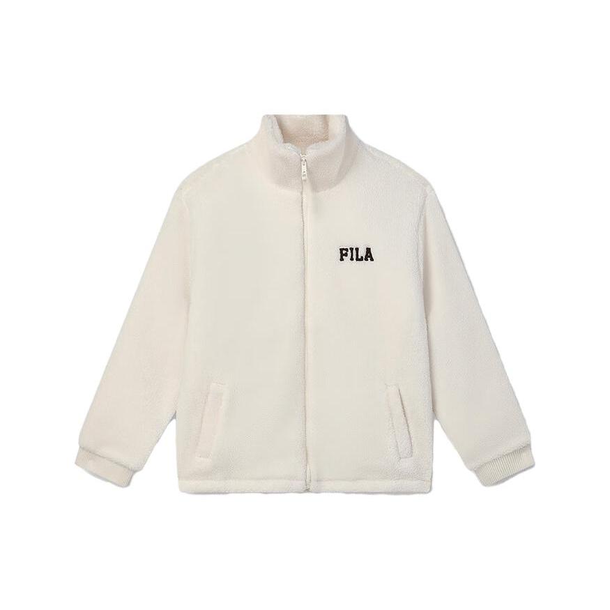 FILA Velvet feel Coat Unisex Arisa White F11U349501F-IV XXL