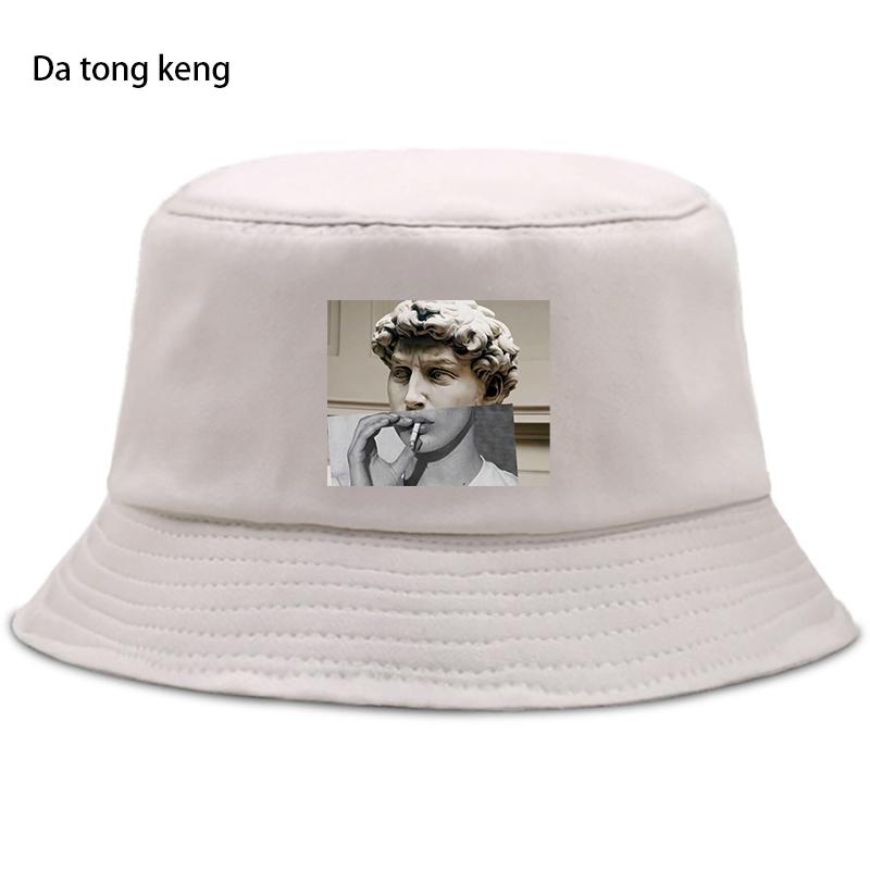 Anime HipHop MICHELANGELO Bucket Hat Women Unisex Summer Fishing Fisherman Cap Foldable Unisex Sun Caps Sunscreen Panama Beach Hats