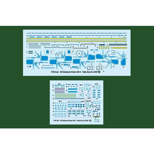 Hobby Boss 1/700 Scale US Navy Amphibious Assault Ship Bonhomme Richard LHD-6 83407 Plastic Model