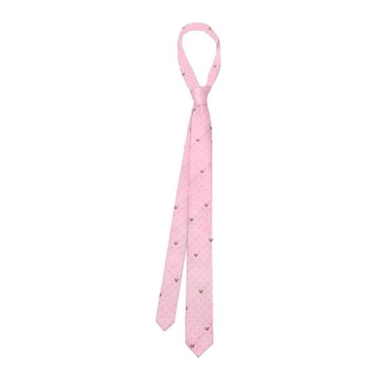 Unisex Tie, Striped Print Necktie, Retro Style Adjustable Length Dress Tie, Versatile Fashionable Accessory for Casual Wear