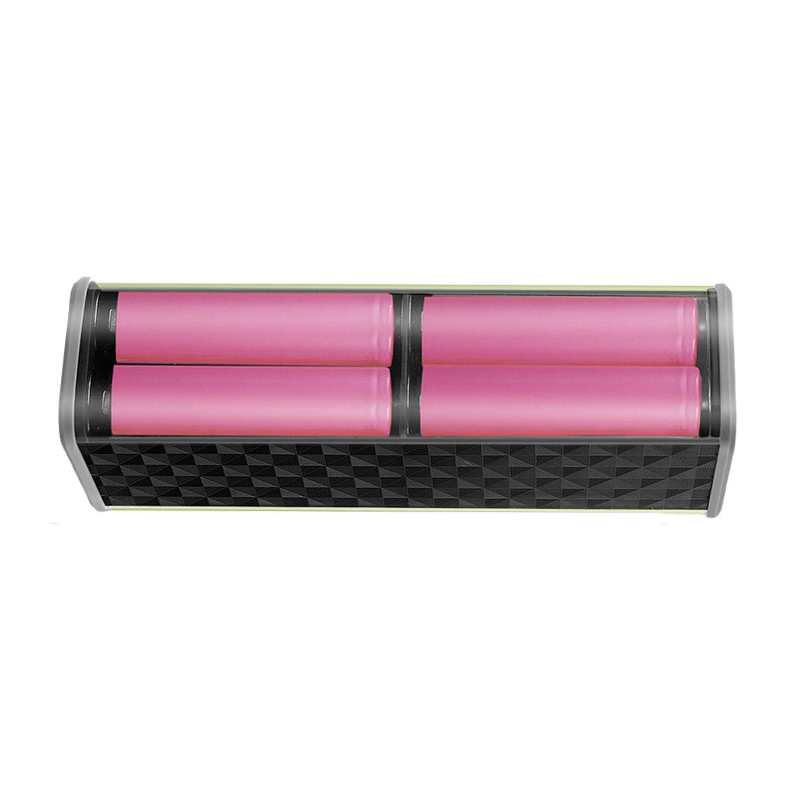 

Interchangeable 8 Cell 18650 Charging Case Quick Charging Capability LED Power Suitable for Various Device Support чорний