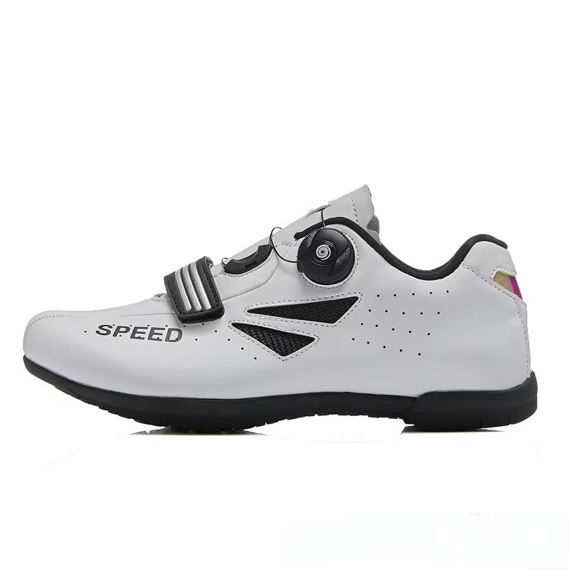 New outdoor road mountain lock shoes men and women with the same hard-soled sports cycling shoes lock-free cycling shoes