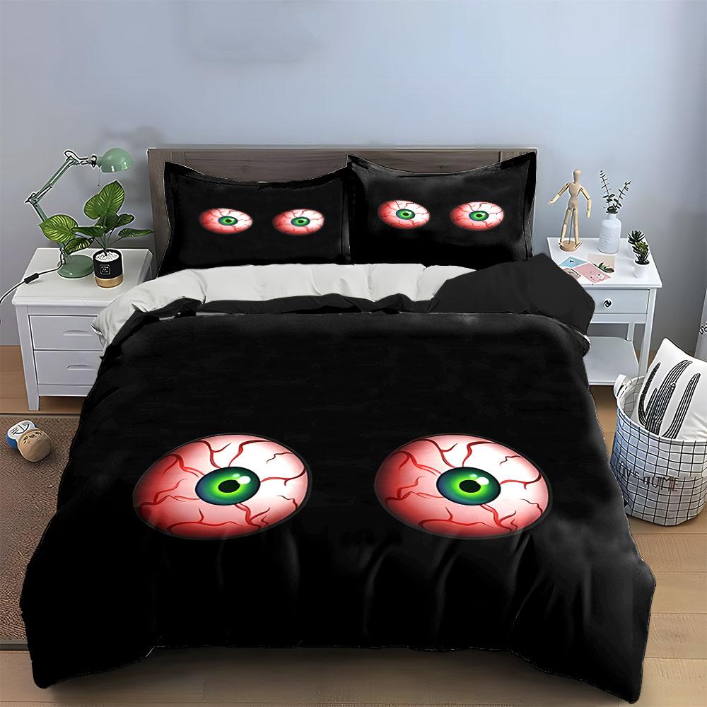 "Glowing spooky gaze" Bedding sets Duvet covers Pillowcases(1* Duvet Cover 2* Pillowcases without duvet insert)