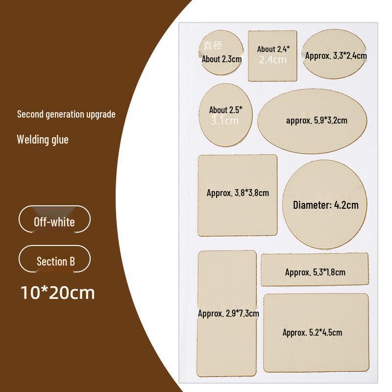 Parche de Cuero Autoadhesivo para Reparación de Ropa y Decoración