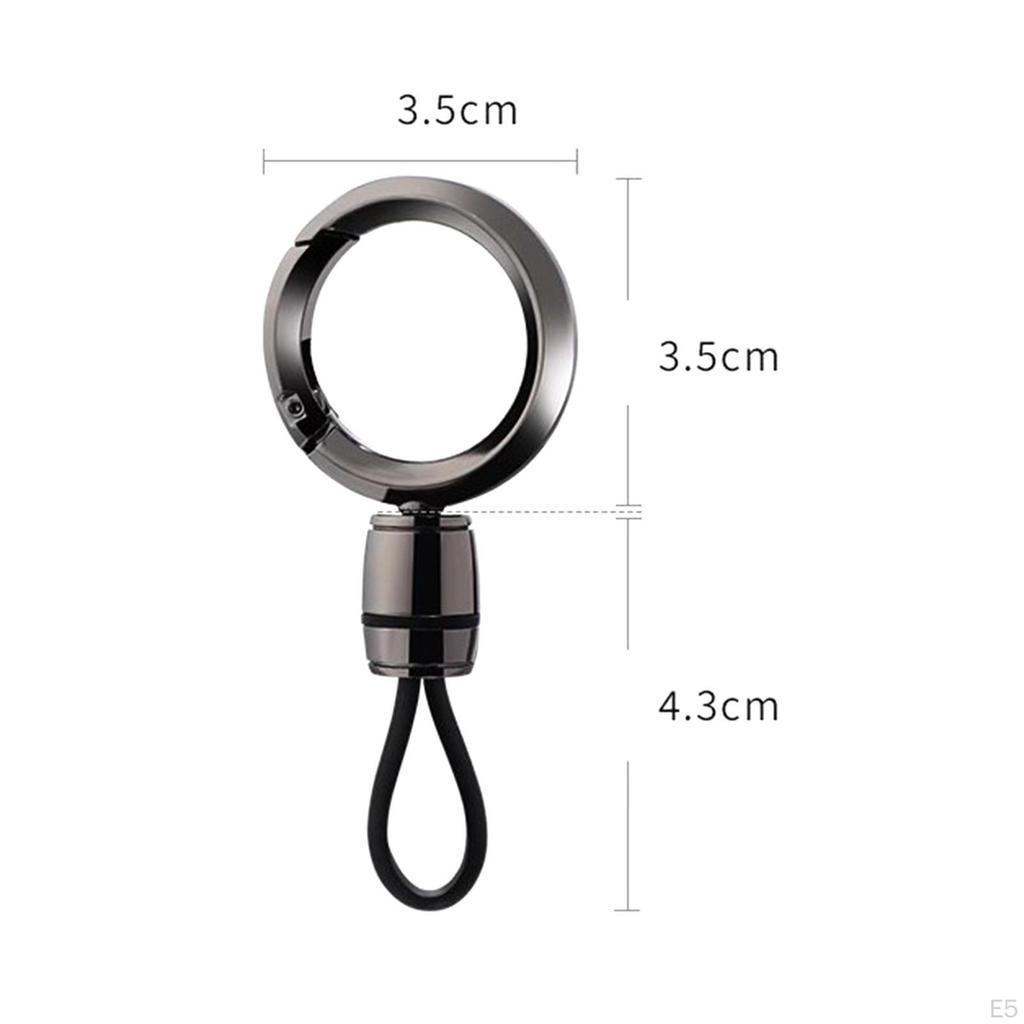 Car Fob Keychain Motorcycle Anti Lost Universal Key Holder Business Metal