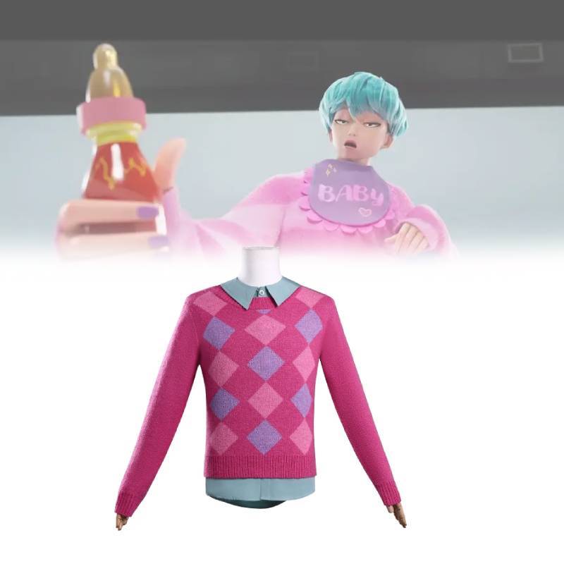 Hunters Demon Kpop Cosplay Costume With Polyester Fabric Game Anime Role Play