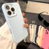 Luxe Mat Zacht Siliconen TPU Hoesje voor iPhone 16 15 14 Plus   11 Pro Max Eenvoudige Solide Rubberen Snoepkleur Schokbestendige Cover