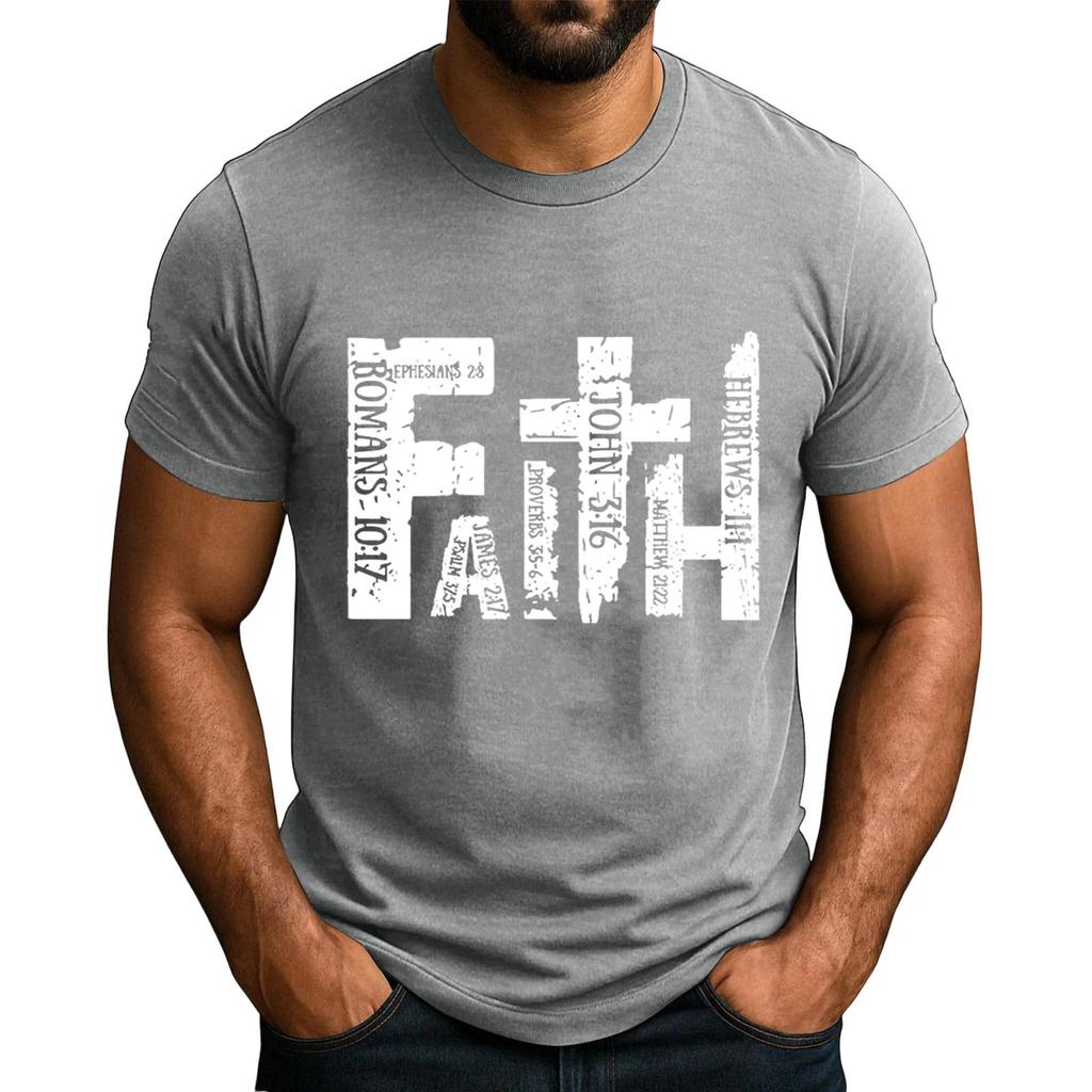 Men's  Popular T,shirt Printed Round Neck Short Sleeve T,shirt