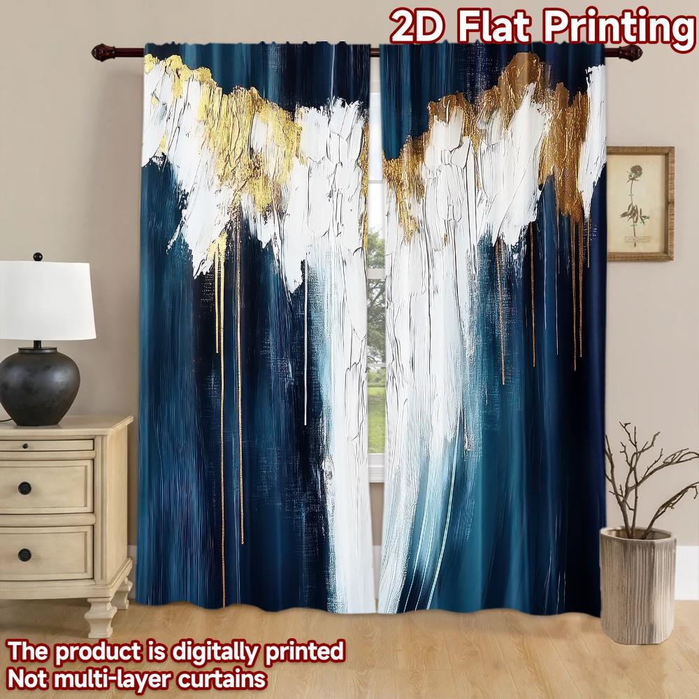 2D flat Photography Backdrop Popular Party Party Backdrop Gold and White Cascade 100% Polyester Holiday Decorations Perfect