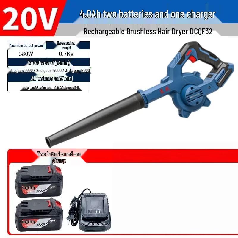 Dongcheng 20V Cordless Brushless Blower CN plug (adapter included)