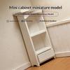 Miniatur Bücherregal Ornament Mikro Szene Lagerregale Ornamente 1/12 Puppenhaus Vitrine Modell Puppenhaus Möbel Dekor