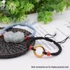 Pixiu Corn Knot Luck Bracelet with Safety Buckle and Beads DIY String Rope