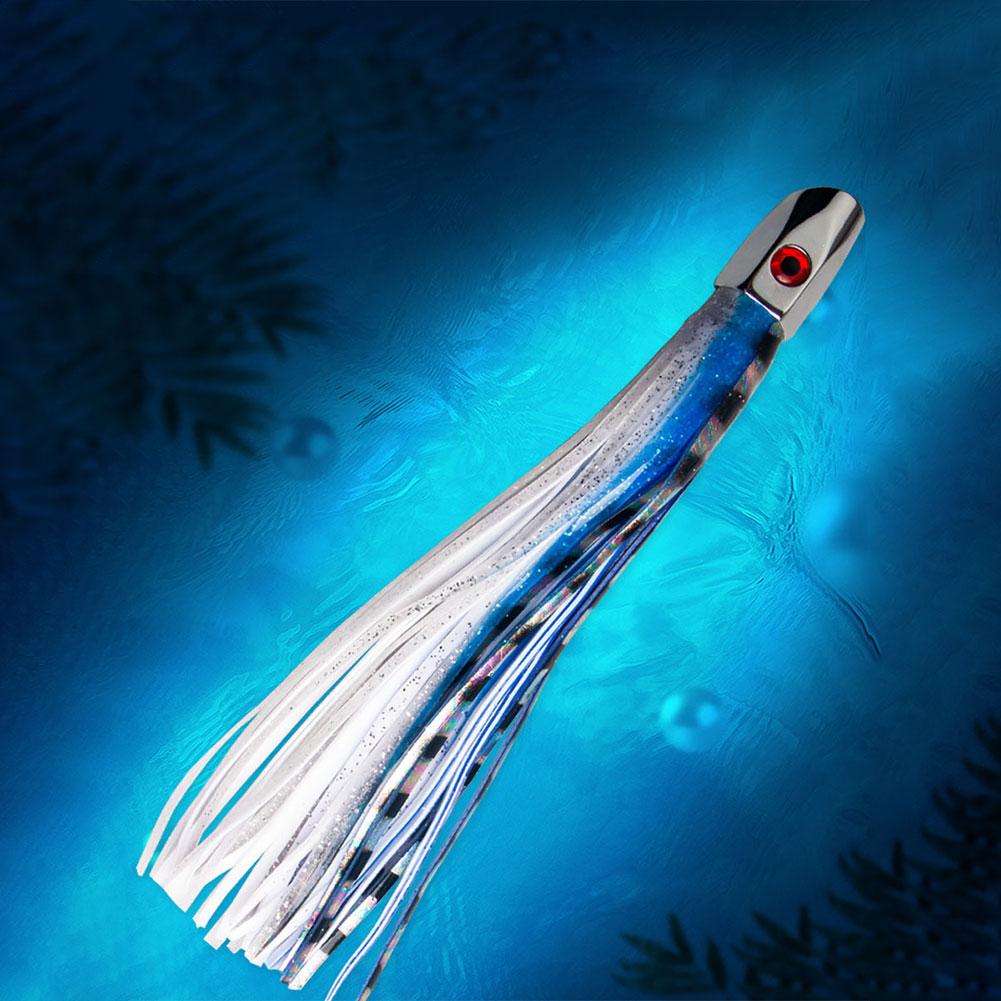 Fishing Trolling Lure Squid Skirt Bait Big Game Drag Fishing Marlin Tuna Trolling Lure for Marlin Tuna Dolphin & Shark