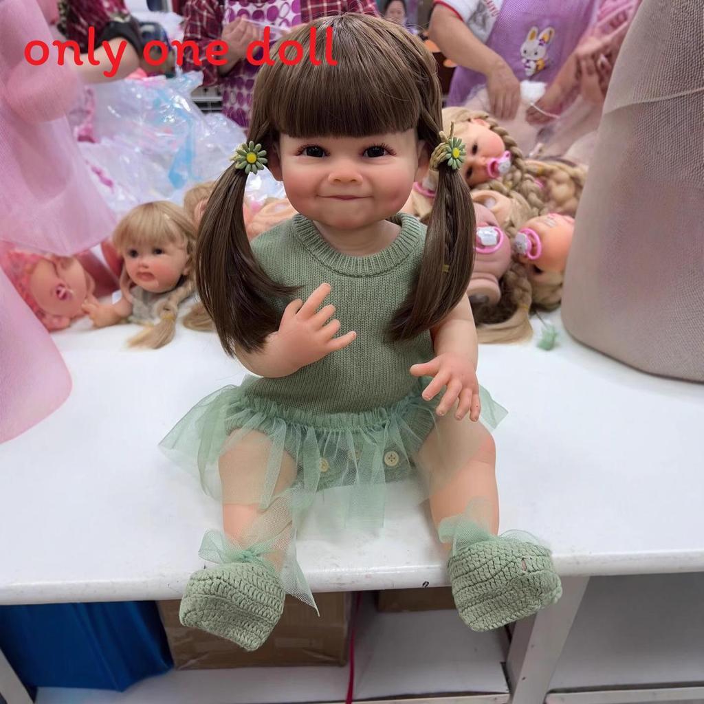 

Силиконовая кукла Реборн для игры в воде с реалистичными чертами, идеально подходит для коллекционеров и в качестве подарка зелёный