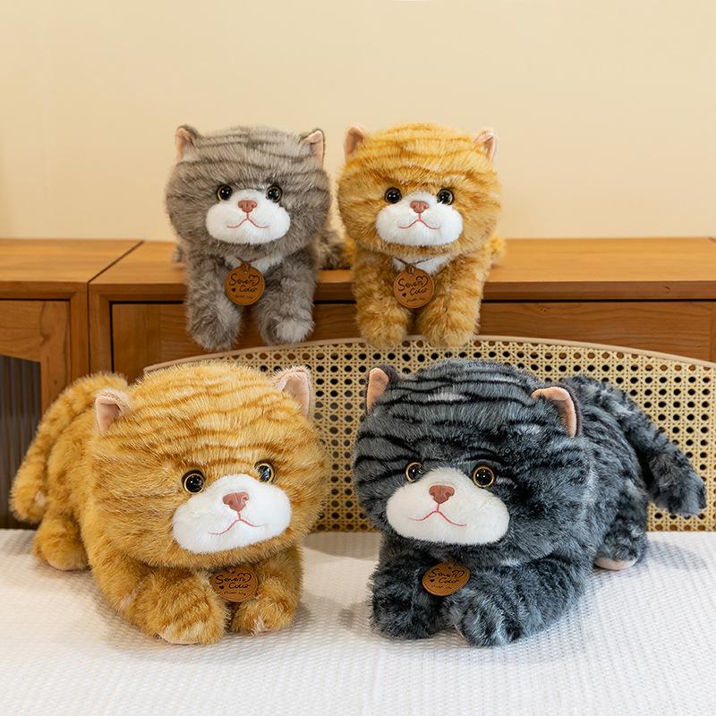 Cute lazy cat doll plush toy simulation cat rag doll doll for children