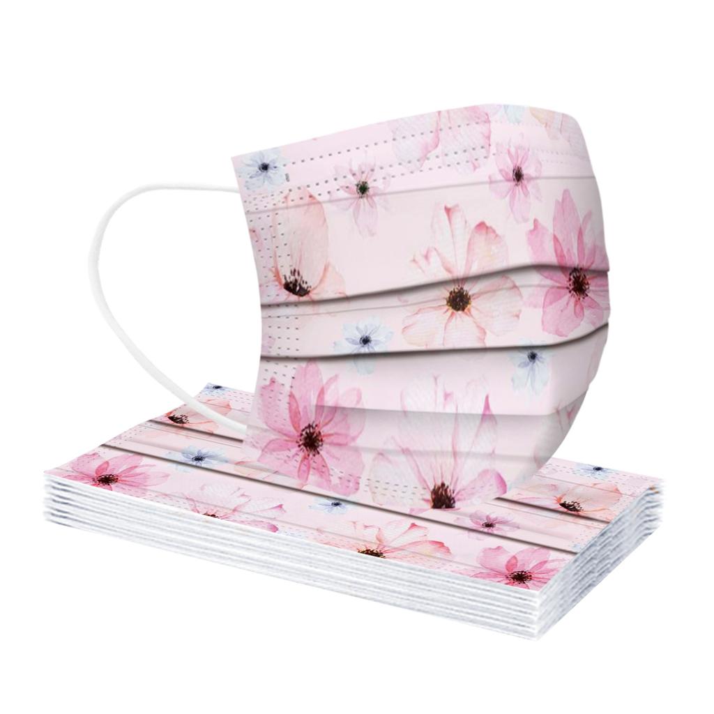 Adult Mask Disposable Face Mask Industrial 3Ply Ear Loop 10/20/30/40/50/100PCS