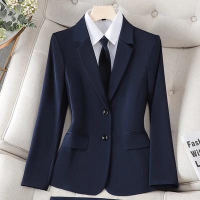 Fashion Ladies Blazer Women Long Sleeve WomenBusiness Work Wear Slim Formal Jacket for Autumn