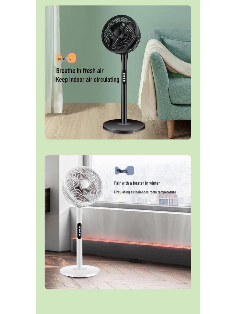 Silent Oscillating Camel Air Circulator Fan for Table & Floor - Ideal for Dorms & Homes