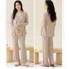 shop Maternity and Long Front Beige [select Tomorrow] Pajamas, Nursing, Pre- Postpartum, Sleeve, Camisole, Opening, Spring, Summer, Fall, (JP,