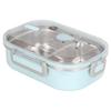 304 Stainless Steel Lunch Box Compartment Liner Thermal Insulation Bento Lunch Box Illustration Style Leak Proof