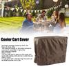 Waterproof Cooler Cart Cover Outdoor Beverage Cart Cover Outdoor Party Cooler Protective Cover