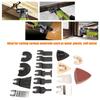 40pcsset Saw Blade Cutter Oscillating Multi Tool Replacement Accessories