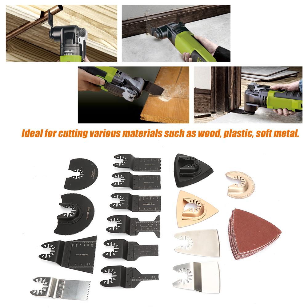 40pcsset Saw Blade Cutter Oscillating Multi Tool Replacement Accessories