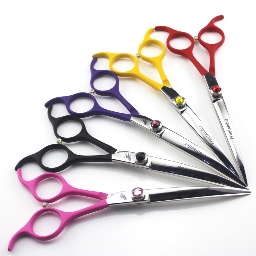 6.5 Inches, Narrow Knife Head, High-End, Pet Beauty Curved Scissors, Color Beauty Scissors, Double Use For Up And Down Bending