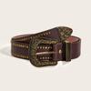 Retro Nail Trend  Punk Style Belt Personality Men'S And Women'S Jeans Universal Belt