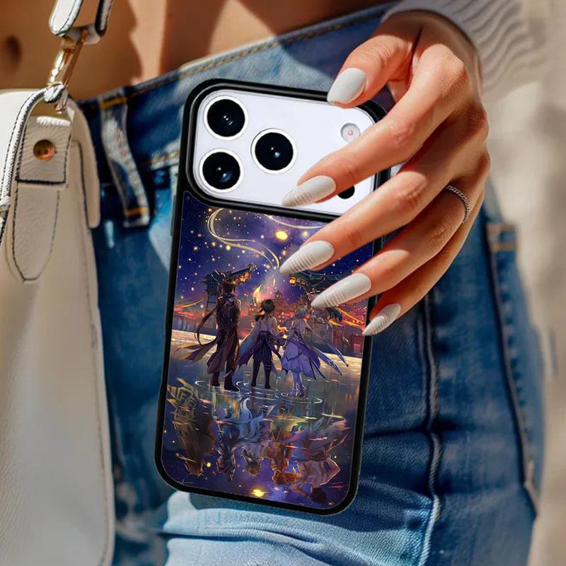 

Game Genshin Impact Cute Phone Case For iPhone 17 Air 14 15 13 12 Max Cover For Apple 14 15 16 16e 11 Pro Max Plus Coque iPhone 16pro max