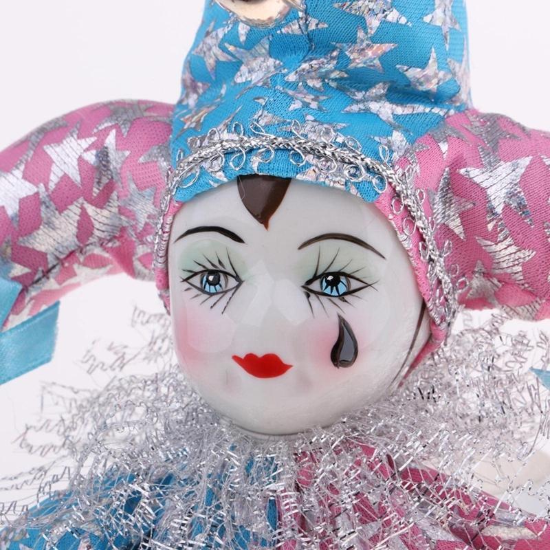 7.87inches Porcelain Triangel Doll Sweet Triangel Figures Model Shelf Display Ornaments Home Decorations Festival Gifts
