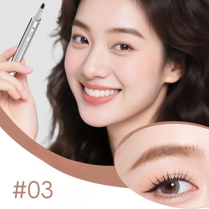 Positioning Eyebrow Pencil Is Waterproof Sweat-proof Does Not Fade  and Lasts for A Long Time It Is A Natural Wild Eyebrow Pencil