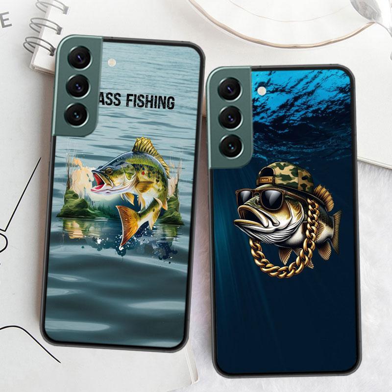 Enjoy a Day of Fishing Pleasure Phone Case For Samsung Galaxy S22 S25 Ultra S21 S10 Plus S26 Edge S20 S23 S24 FE Cover Silic