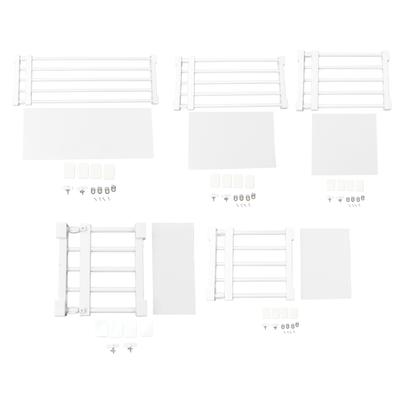 Closet Tension Shelf Expandable Nail  Cabinet Divider Storage Rack for Wardrobe Cupboard