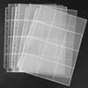 11 Holes 10 Pieces 12 Pocket Loose-leaf Card Booklet Pages 58mm Barking Badge Collection PP Inside Replacement Card Collection