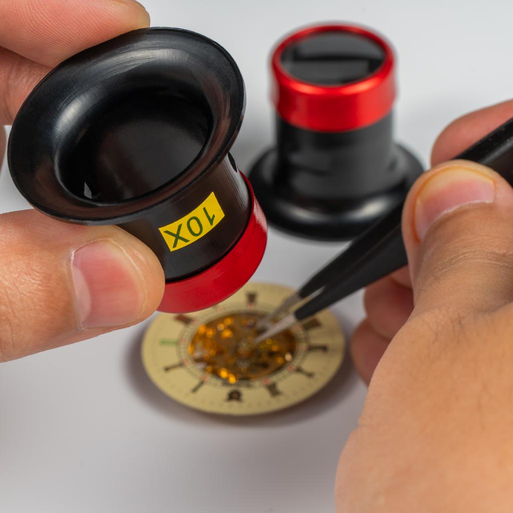 Watchmakers Magnifier Tool Portable Monoculars Magnifier 5X/10X/15X Magnifying Glass Eye Lens Repairing Magnifier Tools