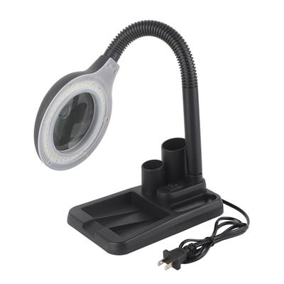 Lampada da scrivania per lavori manuali con lente d'ingrandimento 5X 10X con 40 luci LED Pratica
