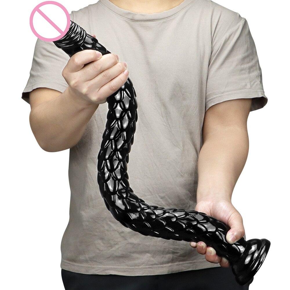 62cm Huge Dildo for Anal Big Black Dick Sex Adult Toy Dragon Monster Realistic Dildo Anal Plug Fisting BDSM Penis