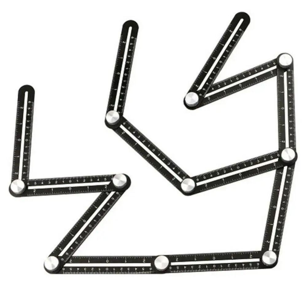 High Precision Multi Angle Measuring Ruler Inches & Centimeters Folding Ruler Woodworking