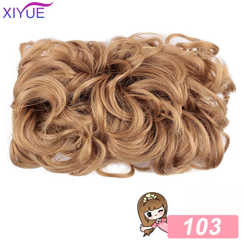 

XIYUE, новинка, горячая мода, короткие вьющиеся, грязные булочки, резинка для волос, резинка для волос, зажим для наращивания волос, заколки для волос, шиньон