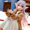 Frieren Beyond Journey'S End Frieren Casual Wear Figure Reading Book Pvc Action Figure Collectible Model Toy Gift