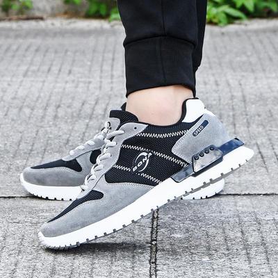 New Designers Nubuck Leather Trendy Sneakers Men Outdoor Casual Shoes Man Leisure Footwear Trendy Style