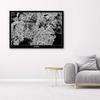 Canvas Print, Athens - City Plan