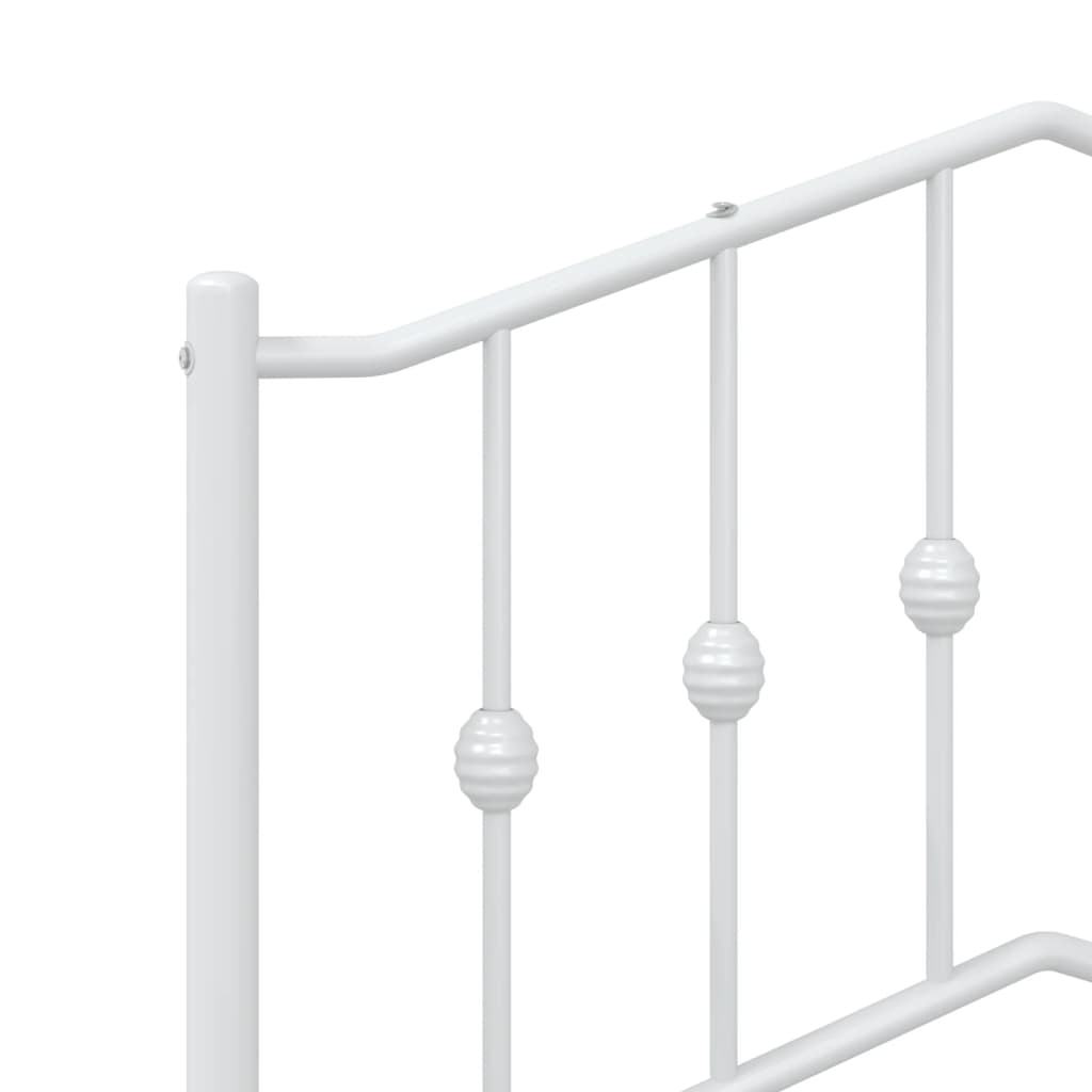 Replacement Headboard Metal White 107 Cm