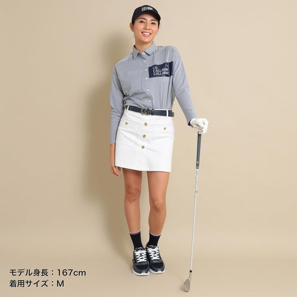 Callaway Stretch Skirt for C24128201 Women's (Shorts Included) Golf, 1030_White