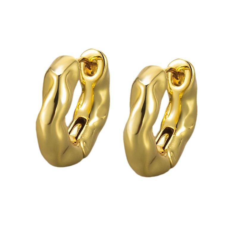 Concave-Convex Irregular Ear Cuffs: High-End Vintage Style with Girlish Charm