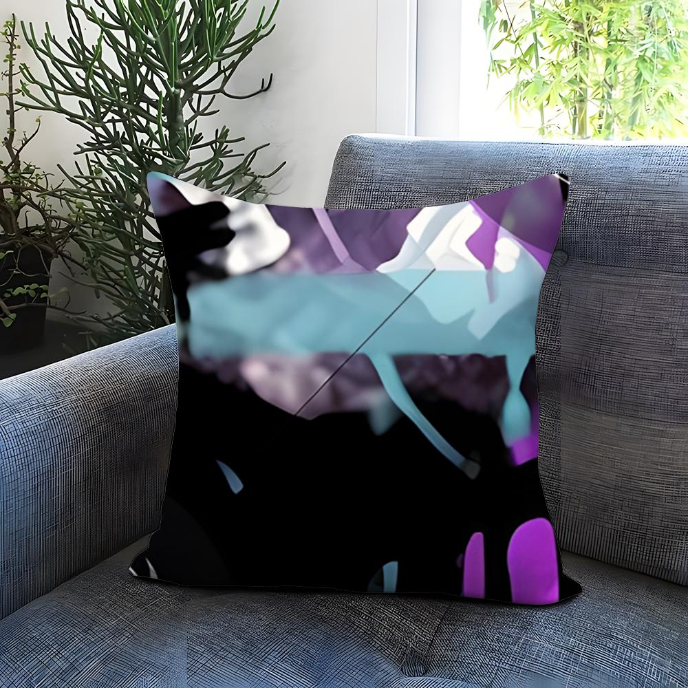 Street Graffiti Texture Cushion Cover Comfortable Reversible Pillow Cover Ideal for Car Sofa Bedroom  Beyond