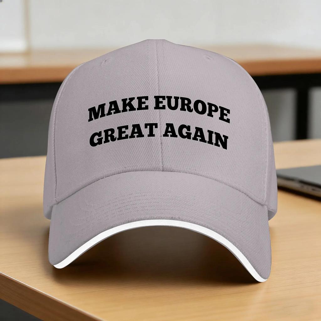 Gorra de Béisbol Make Europe Great Again para Mujer Unisex con Estampado Gorra Trucker Verano Casual Exterior Gimnasio Visera Gorras de Béisbol